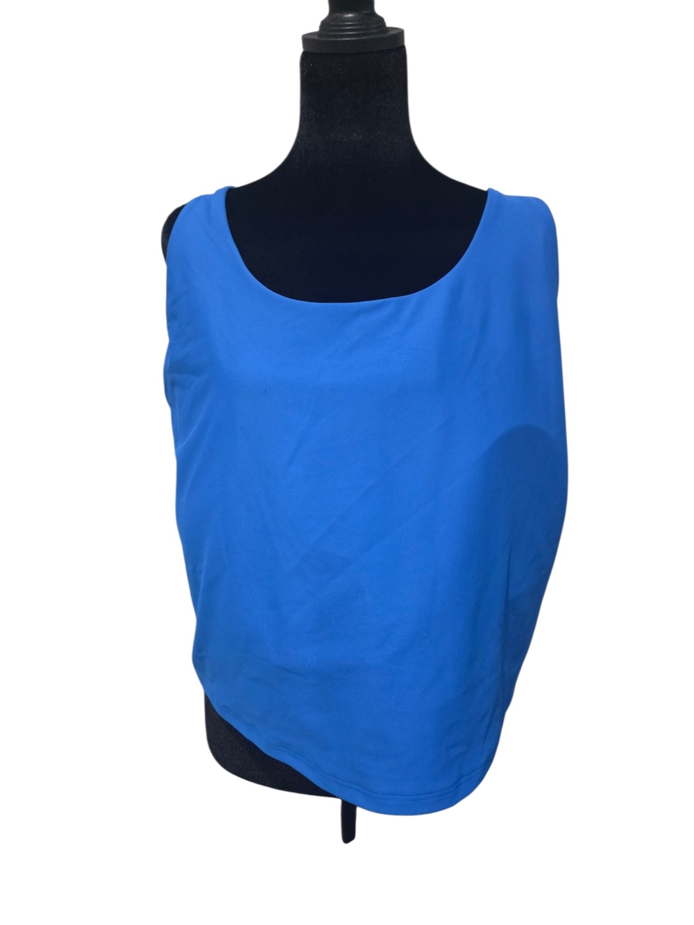 Classic Scoop Neck Sleeveless Top/Sport Bra- Blue 4X